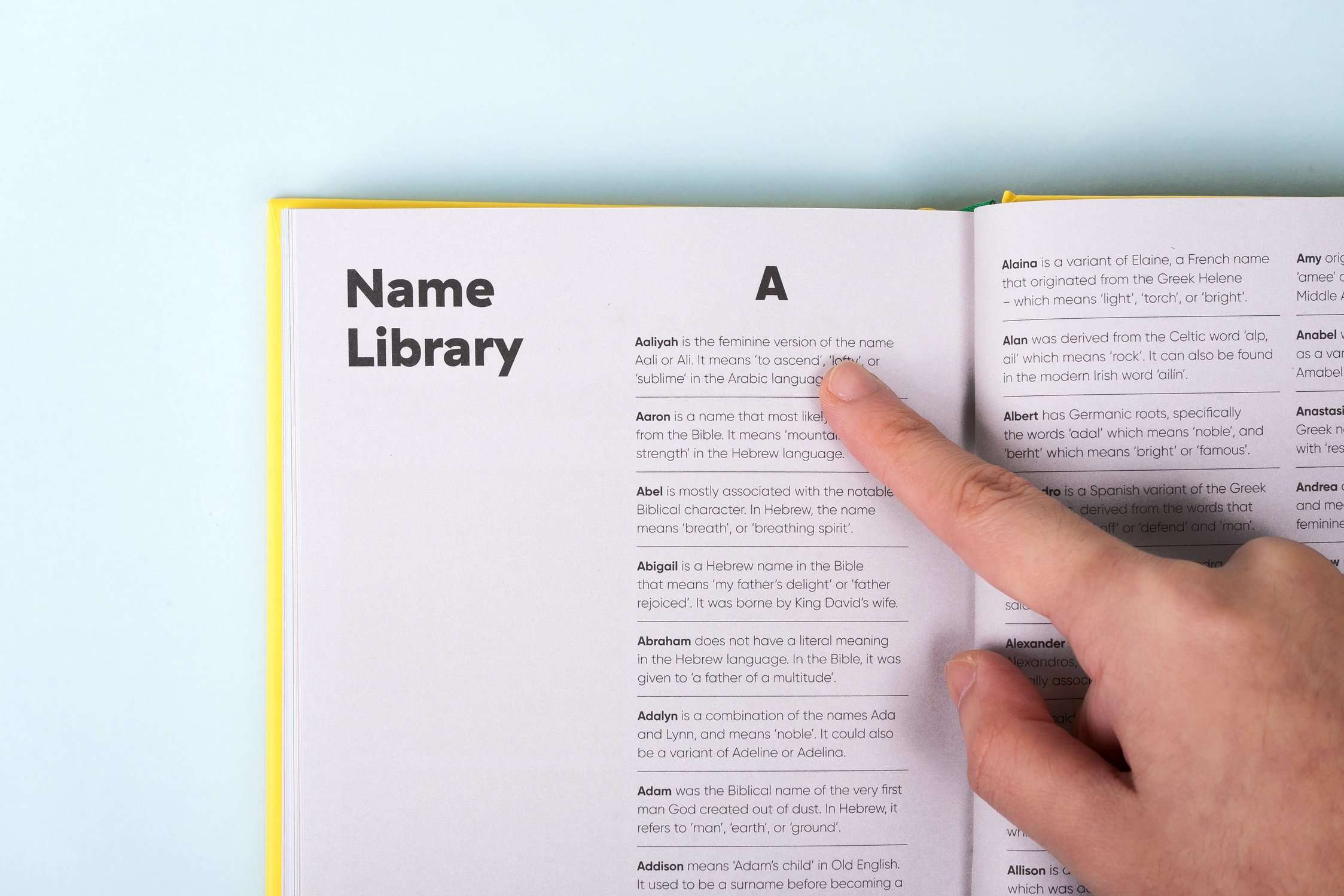 book inside pages